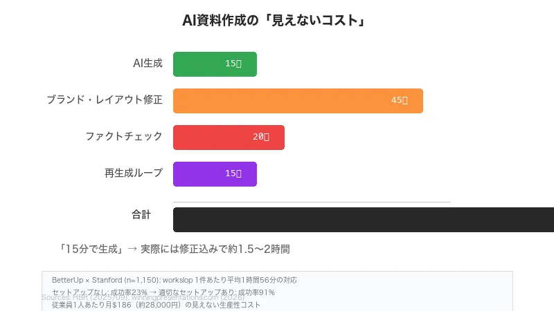 AI資料作成の見えないコスト