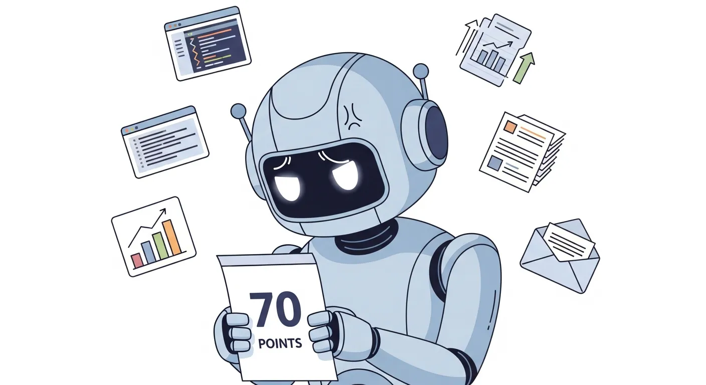 万能AIの70点問題