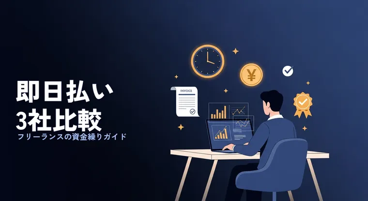 フリーランスエンジニアの資金繰り完全ガイド — 即日ファクタリング3社比較と「本当のコスト」