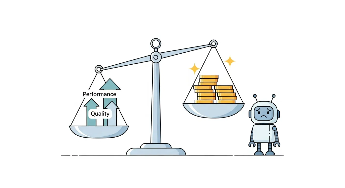 パフォーマンスとコストのトレードオフ